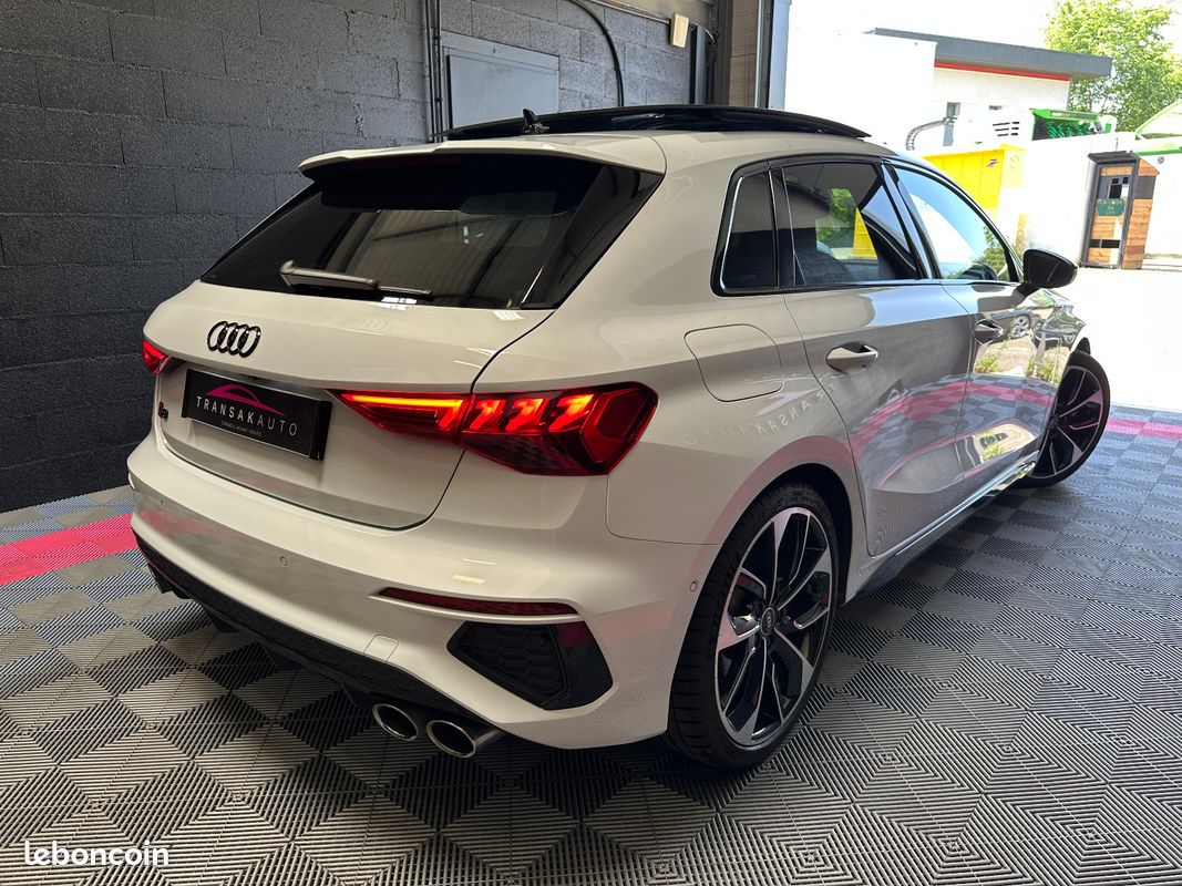 AUDI S3 SPORTBACK TFSI 310 S tronic 7 Quattro FRANCAISE/1ER MAIN/SUIVI AUDI/T.O/MATRIX/MEPLAT/SIEGES DINAMICA/LED MULT (image 5)