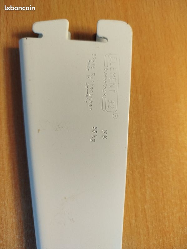 Lot de 2 consoles double blancs 32 cm (image 2)