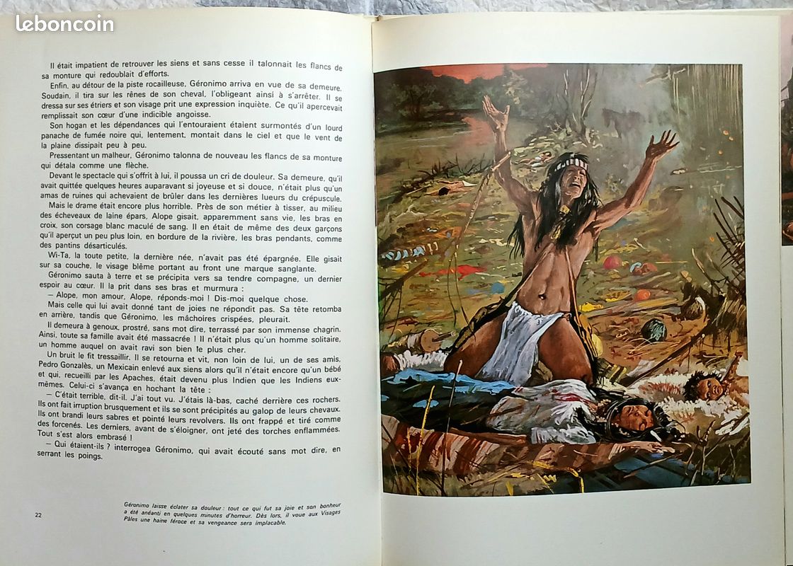 Géronimo l’apache indomptable, Georges Fronval, illustration Marcellin, Fernand Nathan 1977 (image 3)