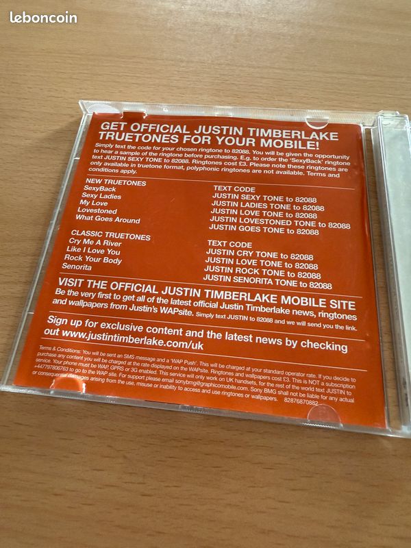 CD Justin Timberlake Future Sex / Love Sounds (image 5)