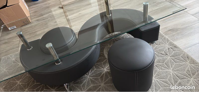Table basse en verre (image 3)