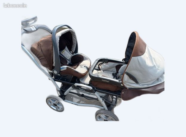 Peg Perego Poussette Double Avec Coque Duette Piroet Fiche