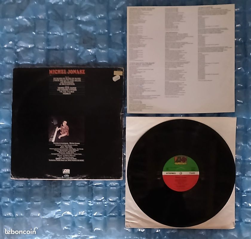 1977 vinyl album 33t Michel Jonasz 1 LP 8 titres funk soul blues pop (image 2)