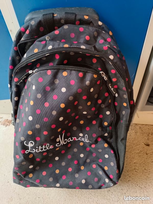 Cartable Roulettes Sac Ã Roulettes Little Marcel Sac à Dos à