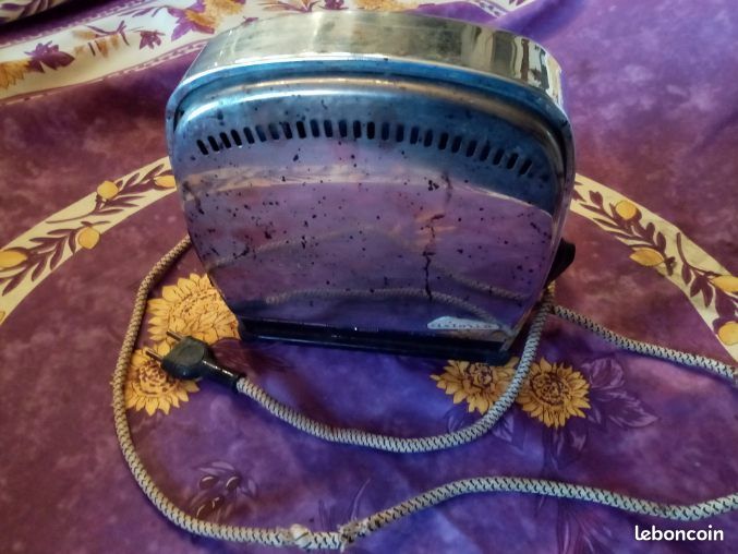 Toaster Grille pain ASTORIA Métal Bakélite chromé années 60 (image 8)