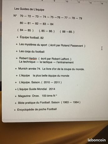 L'Équipe Football Guides Saisons 84-85 Et 85-86 - Deux Guides Vintage - Bon état