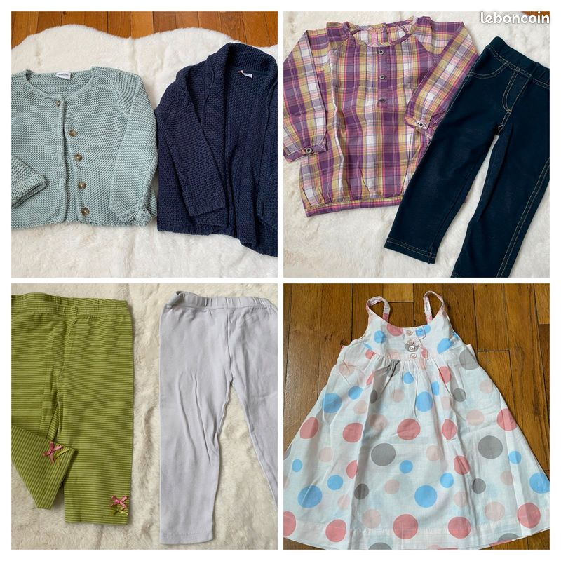 Gros lot vêtements fille 2 ans 24 mois (image 6)