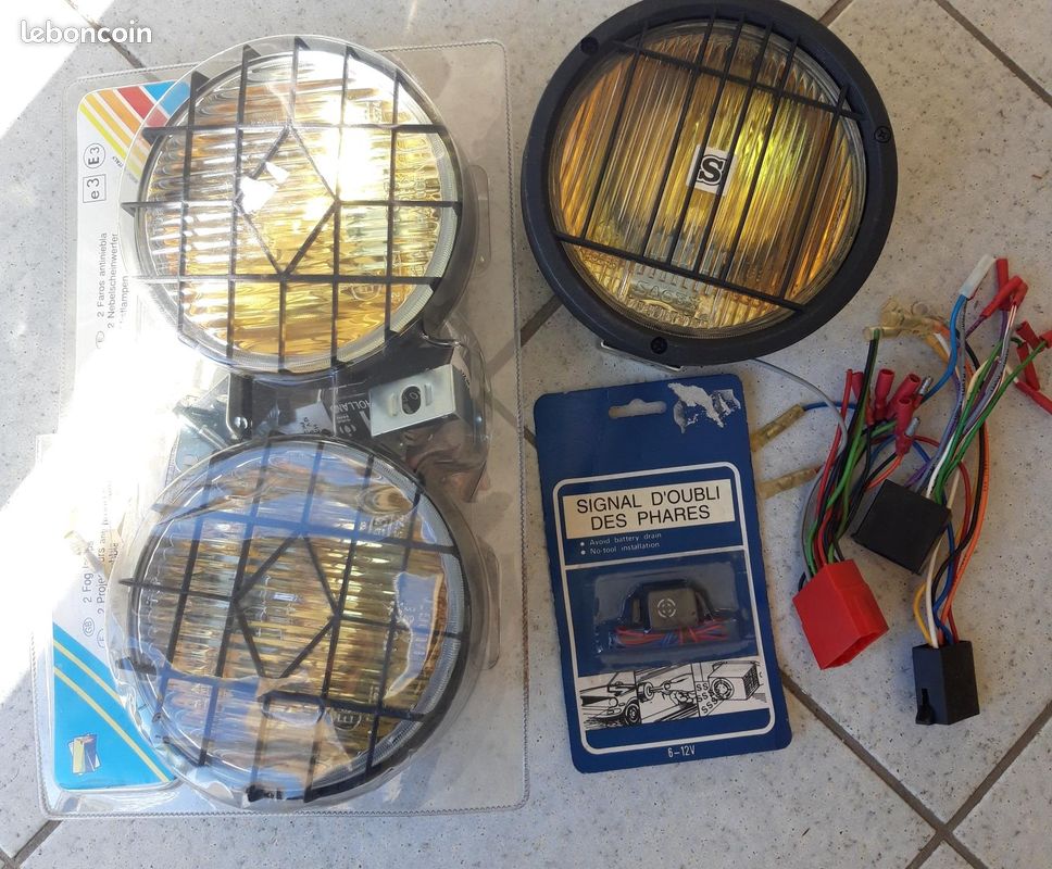 Projecteur Antibrouillard Matra Rancho Sacex 2902 - Noir - Compatible Lancia Beta, Fulvia, Abarth Rallye