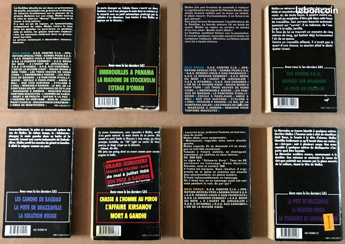 Lot 1 : Romans Espionnage, Policiers à 1 Euro (image 4)
