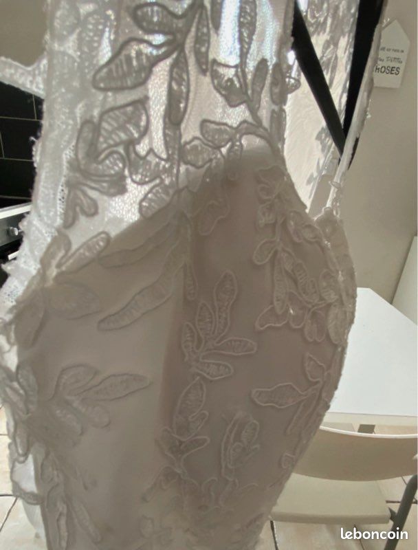 Robe de mariée ivoire satinée (image 10)