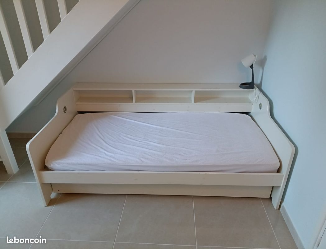 Deux lits simples + matelas neufs (image 3)