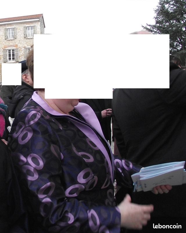 VESTE de cérémonie femme T 52 / 54 marine et parme - TBE (image 13)