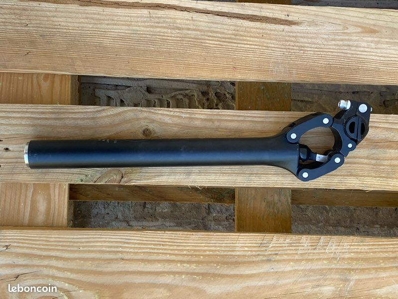 Tige De Selle Suspendue GEWAGE – Alliage Alu – Débattement 20/15 Mm – 27,2/30,9/31,6 Mm – Réglable 60-132 Kg