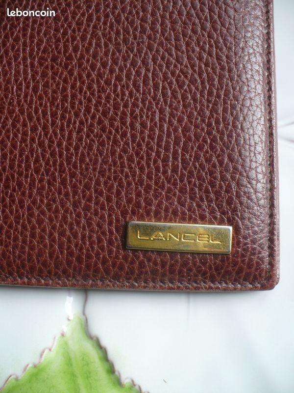 Porte feuille/Pore carte LANCEL Marron (image 2)