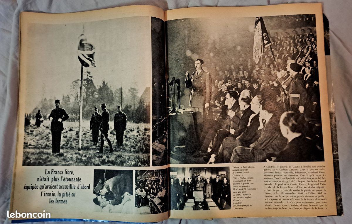 Lot Paris Match HISTORIQUE N°1124+1125+1591 De Gaulle (image 9)