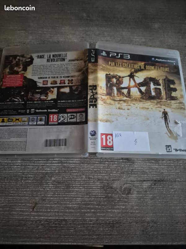 Jeu RAGE Pour PlayStation 3 - Version NEUVE Scellée