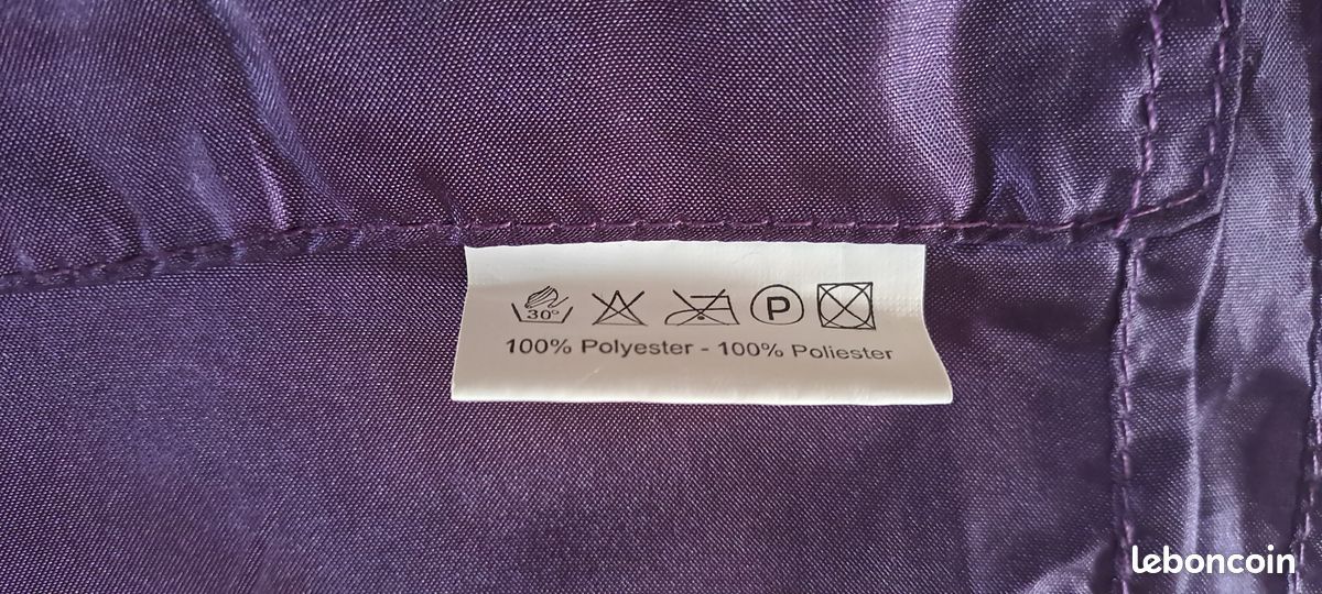 Paire de rideaux voile satiné (image 3)