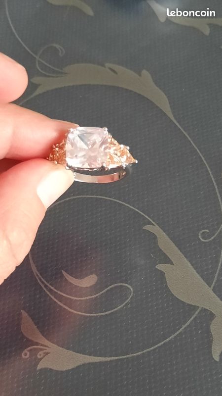 Bague Papillon MRM Argent 925/1000 Et Zircons - Taille 50 - Sans Boîte