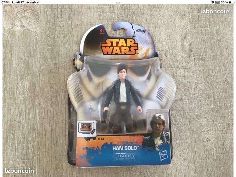 Vintage STAR WARS Figurines HAN SOLO neuve (image 1)