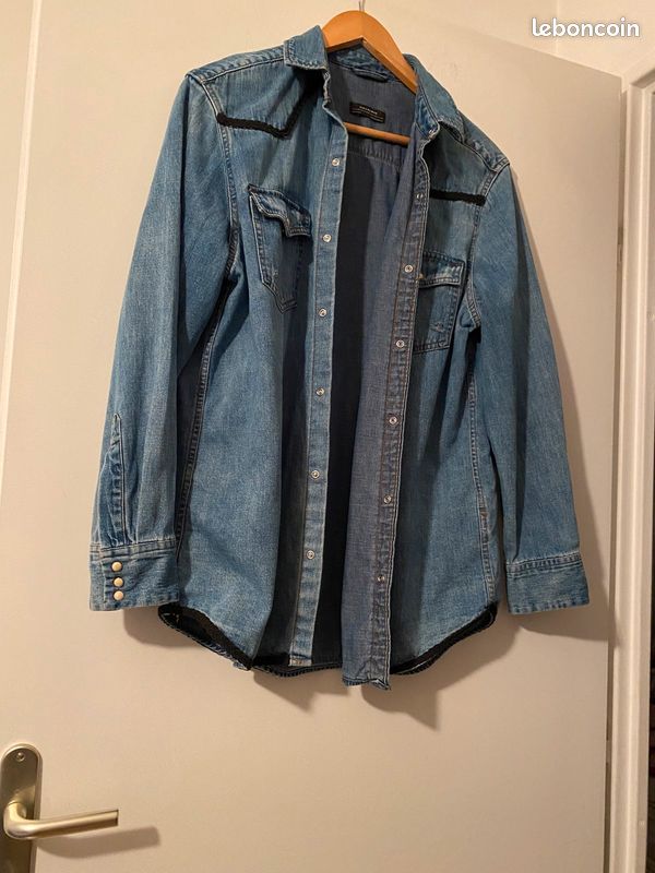 Chemise un jean Zara taille M (image 1)