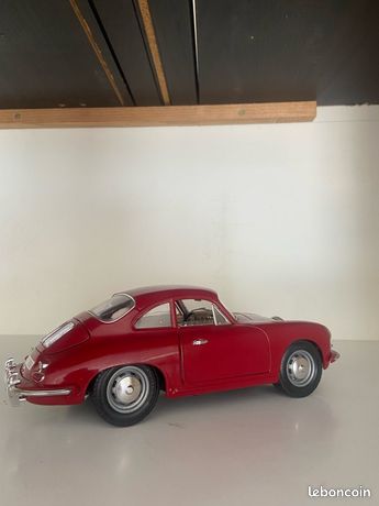 Porsche 356 B Coupé 1961 – Burago 1/18 – Bordeaux – Made In Italy