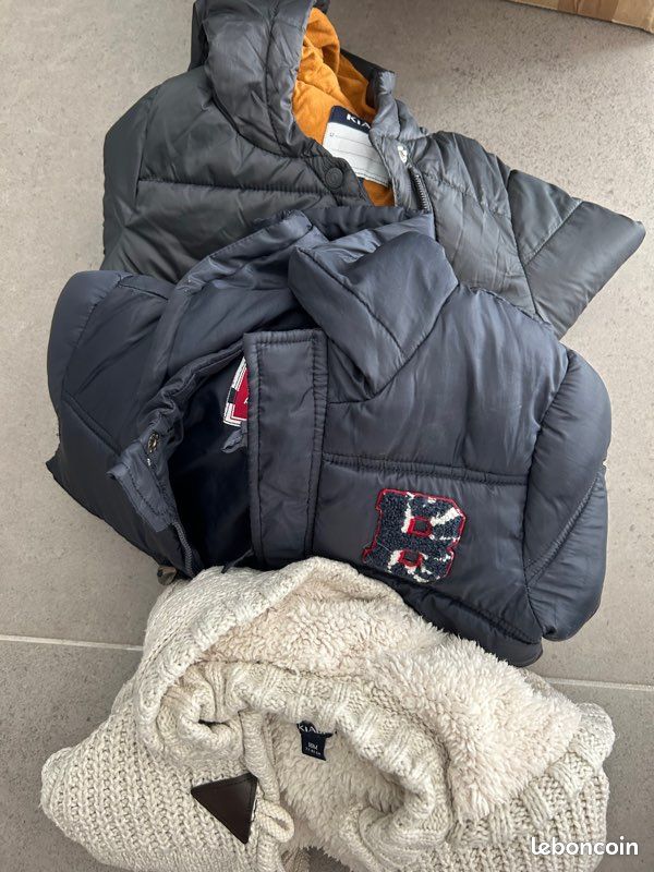 Lot de 3 vestes garçon 18 mois (image 1)