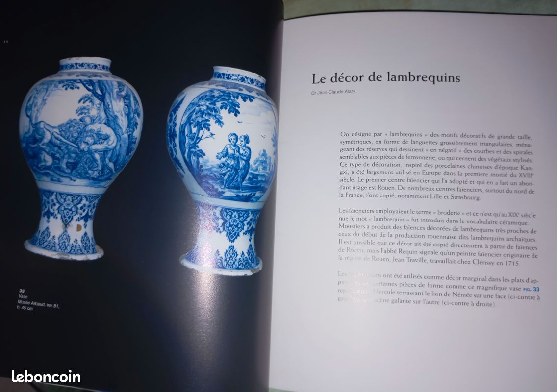 Les faïences de Moustiers du XVIIe au XIXe siècle au musée d'Arbaud d'Aix-en-Provence et au musée de Moustiers. J. C. Alary Neuf prix réduit (image 4)
