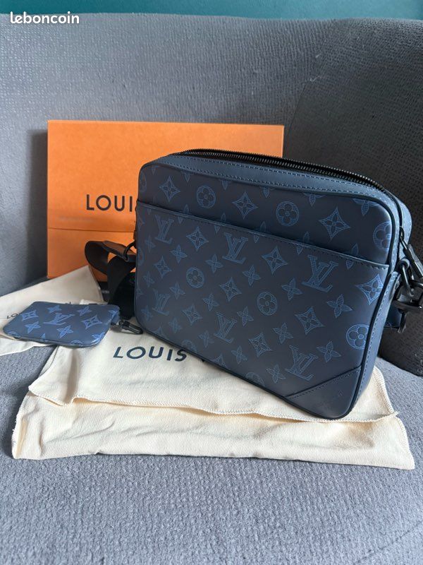 Sacoche Homme Sacoche Louis Vuitton Duo Sac District PM Cuir