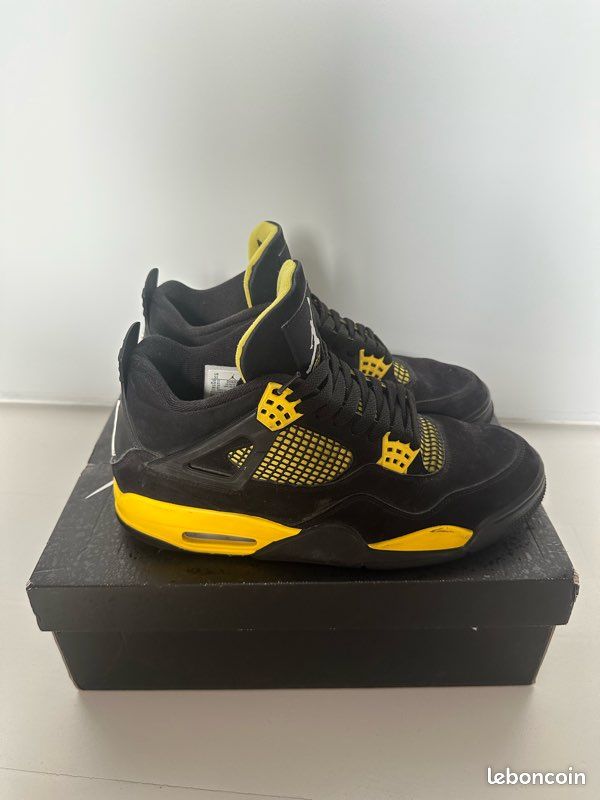Jordan 4 rétro thunder (image 4)