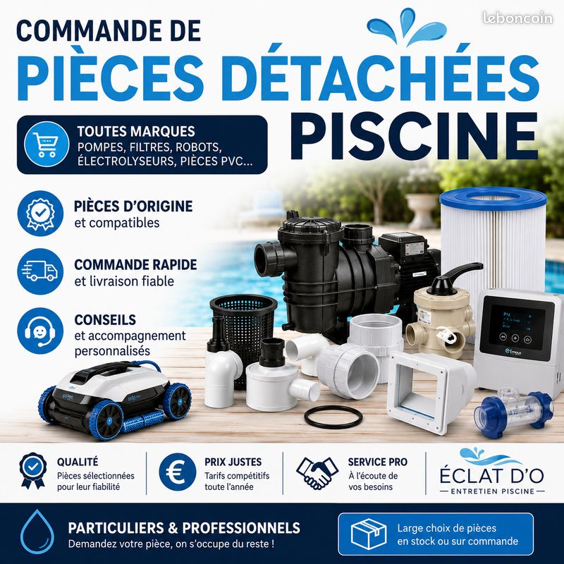 Commande de pièces détachées pour piscine – Toutes marques (image 1)