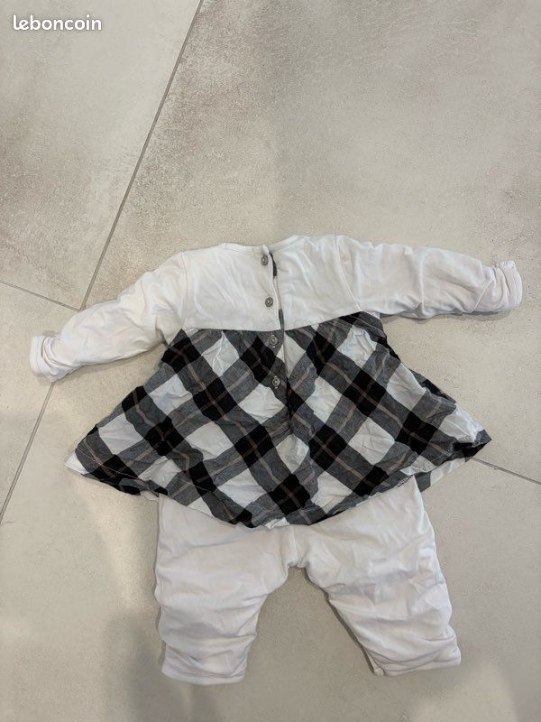Robe combinaison salopette ensemble marque absorba bébé (image 5)