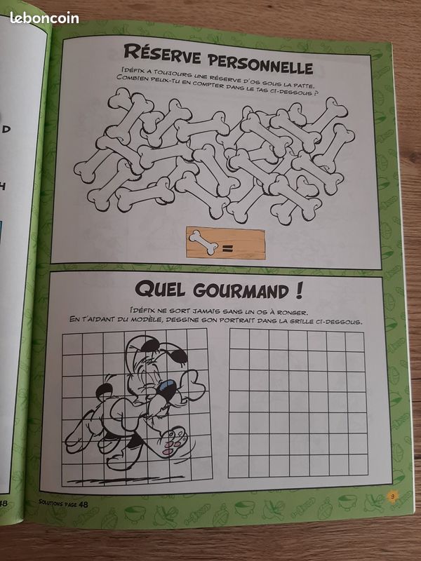 Cahier d'activités Idéfix neuf (image 3)