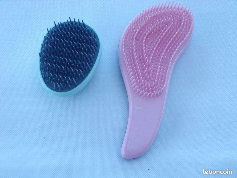 Brosse démêlante rose et bleu (image 2)