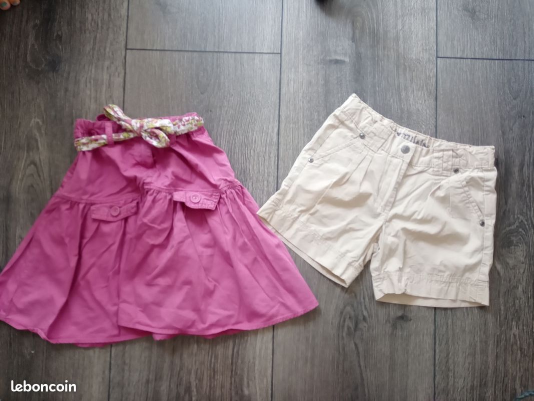 LOT Jupe et short 8 ans fille (image 1)