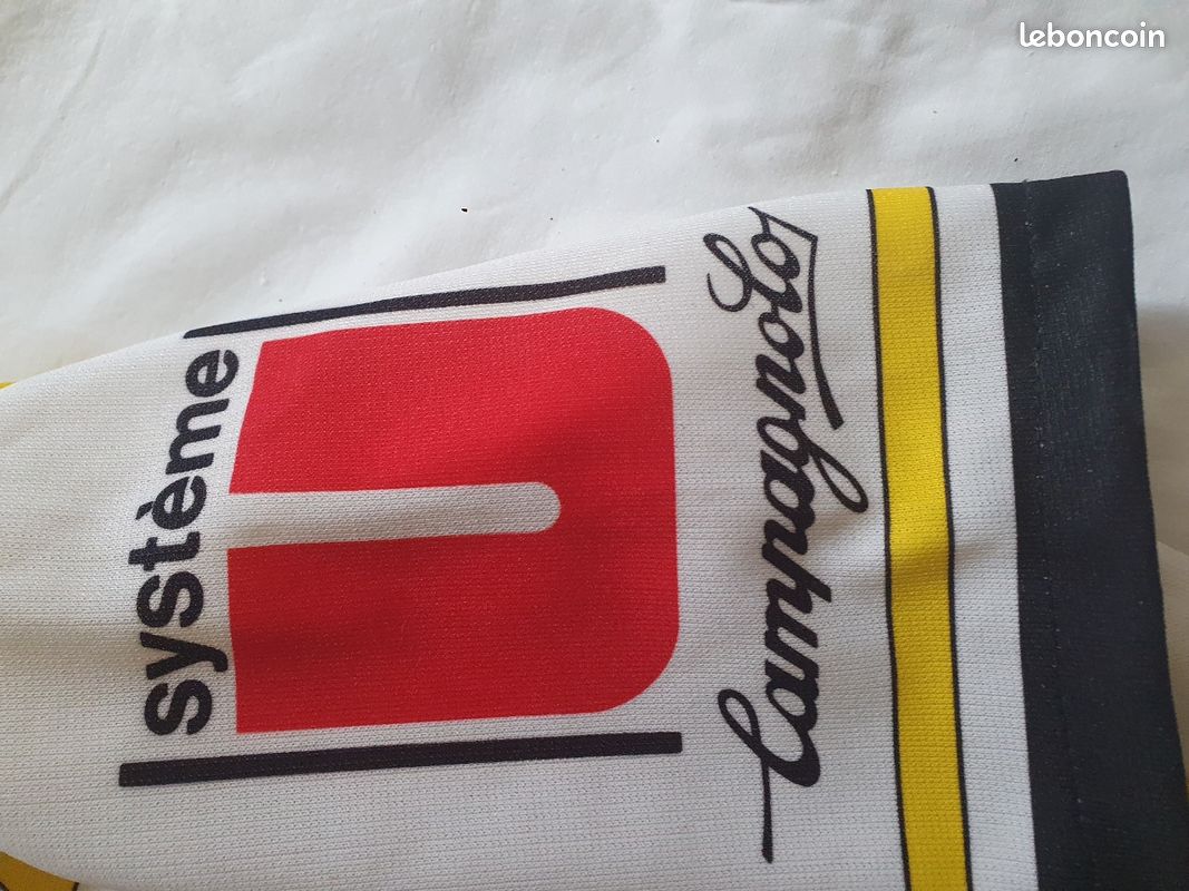 Maillot cycliste vintage RALEIGH Campagnolo laine MOA Sport Italy années 80 t