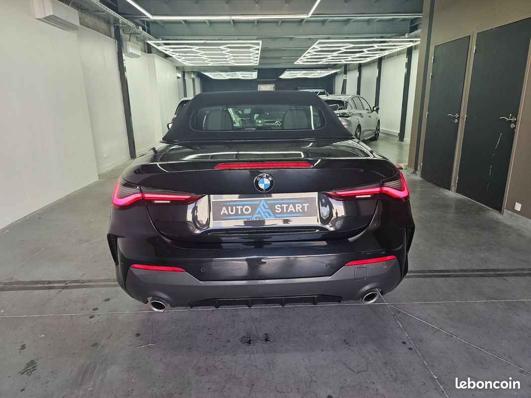 BMW 420i cabriolet M Sport / feux laser / ecrans full curvate display / siege chauffant / chauffage de nuque / régulateur auto adaptatif / feux auto / essuie-glace auto / volant chauffant / hayon ... (image 10)