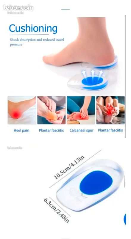 Heel Talonnette Cm Talonnette Silicone Talon Talonnette Gel