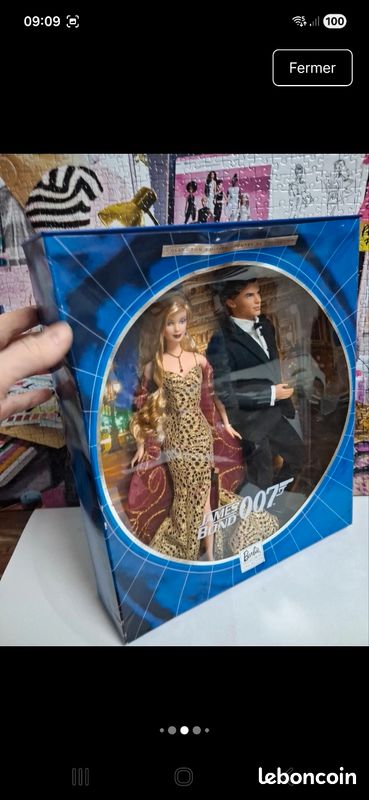 Ken as James Bond 007 & Barbie Doll – 2002 – B0150 – NRFB – Collector Edition