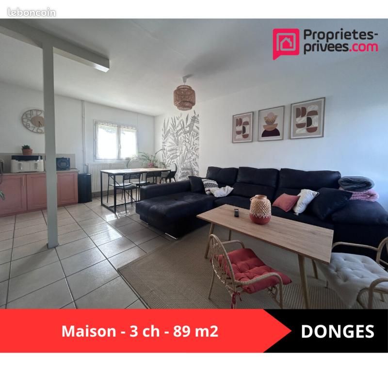 Maison 5 pièces 92 m² · à Donges · 92 m² · 173 250 €