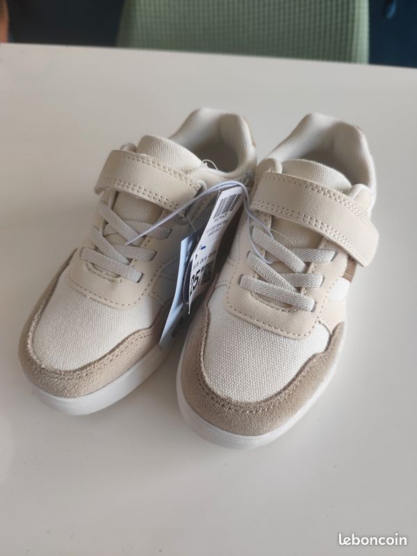 Beige Bebe Okaidi Chaussures GarÃ§on Chaussures Basket Sneakers