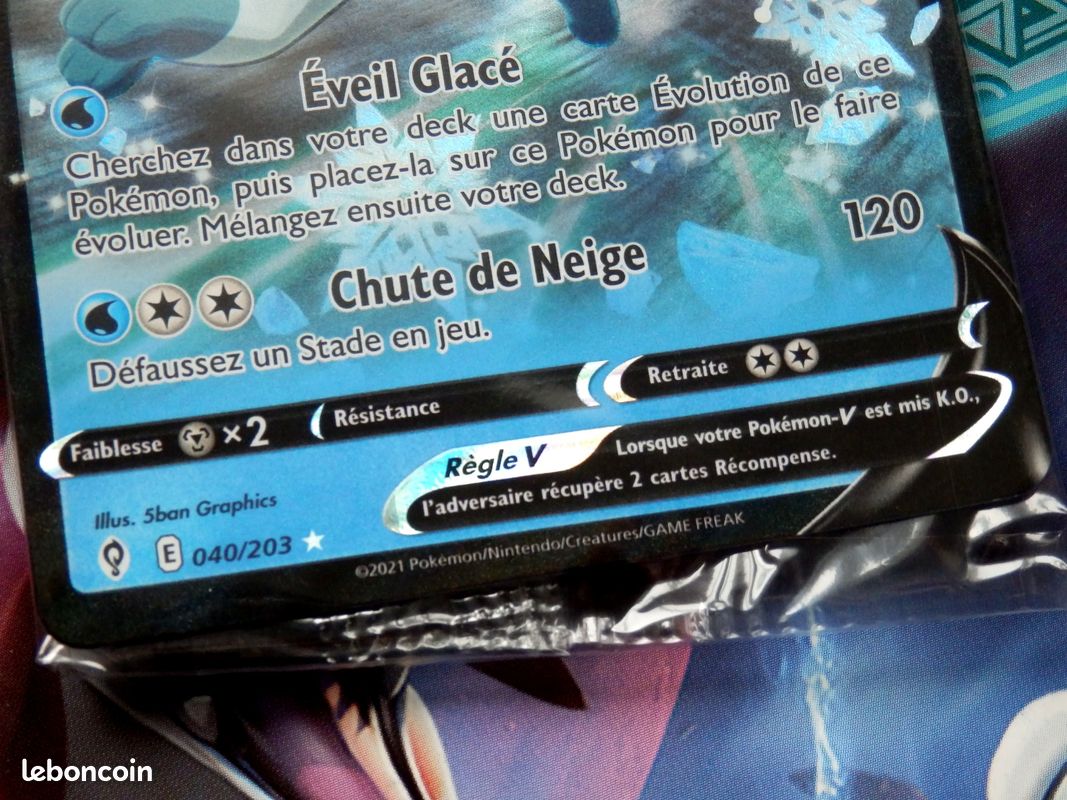 Carte Pokemon GIVRALI V 040/203 V Ultra Rare EB07 scellé PCA10 (image 4)