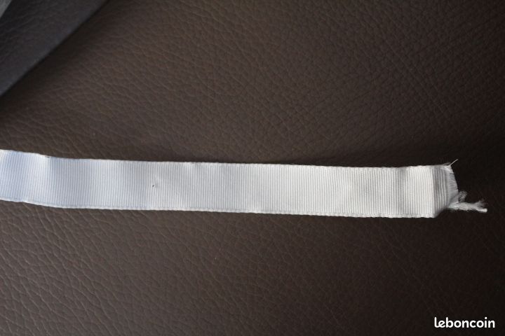 0.10 cts le mètre - Méga bobine de 202 mètres de ruban blanc (image 6)