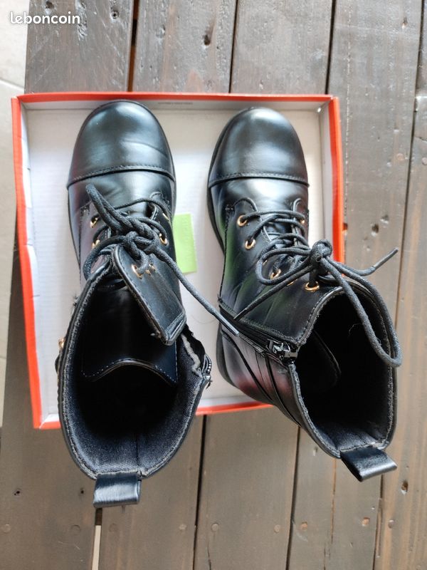 Bottines noires neuves T35 (image 5)