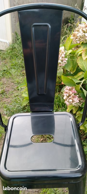 Chaise haute type industriel (image 3)