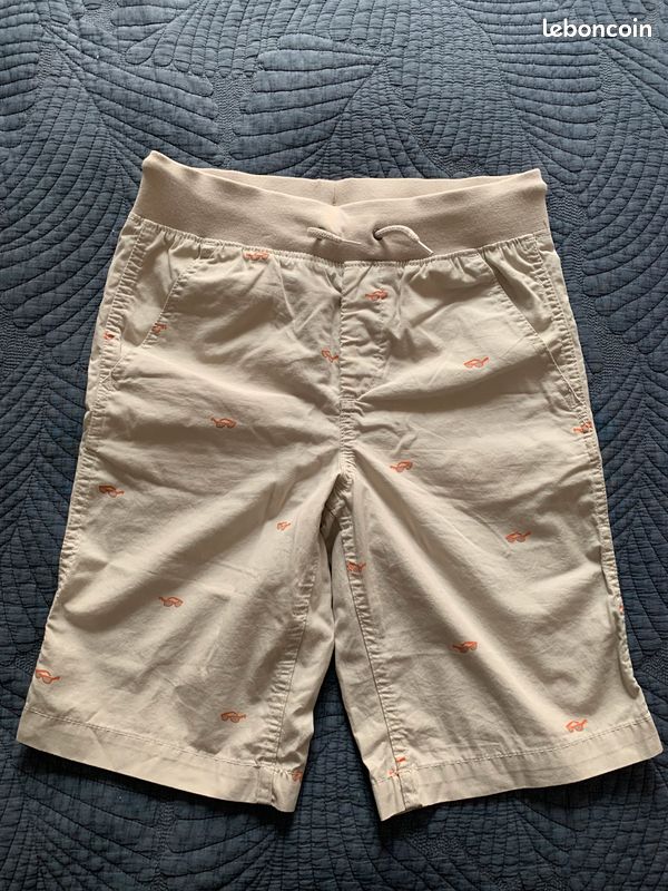 Short Cargo Kaki Enfant Garçon – Gap – Taille 16 – Coton 100% – Taille Ajustable – Occasion Parfait état