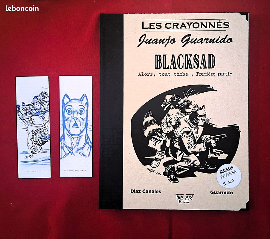 BD BLACKSAD T6 [1ère partie] Crayonnés + ex-libris signé (image 10)