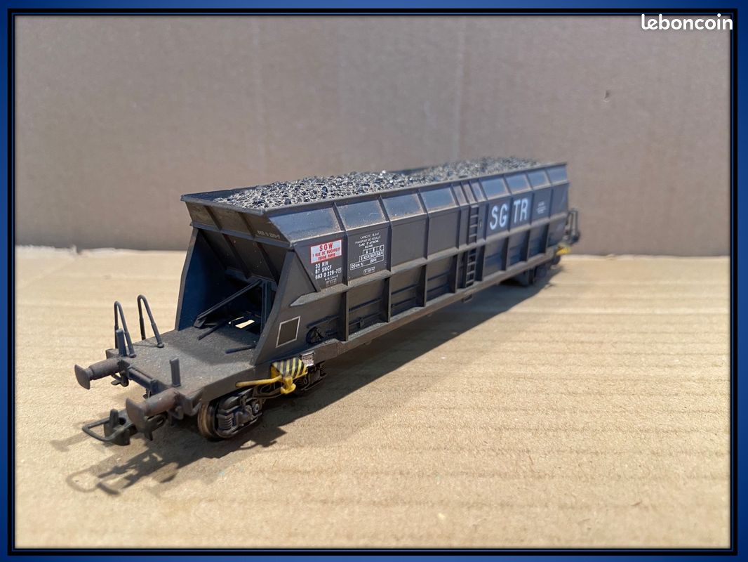 Wagon Trémie Electrotren SAT ECO - Etat Neuf - Echelle HO