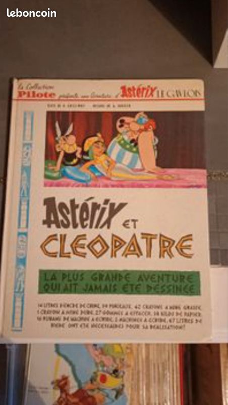 Astérix 3 livres collection pilote et 14 collection au menhir (image 2)