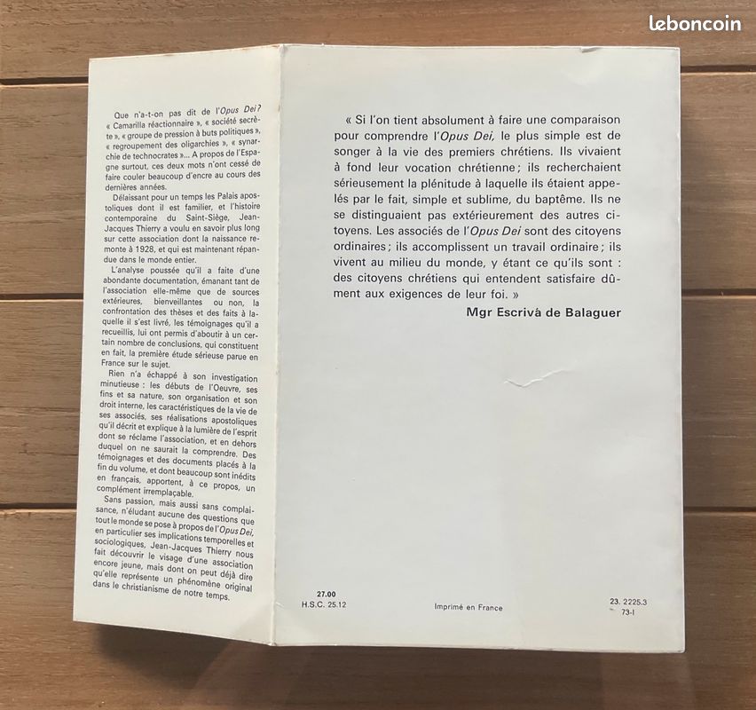 L’Opus Dei : Mythe et Réalité par Jean Jacques Thierry (image 3)