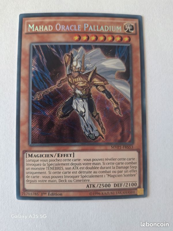 Carte Yu-Gi-Oh Mahad Oracle Palladium 1St Ed MVP1-FRS53 (image 1)